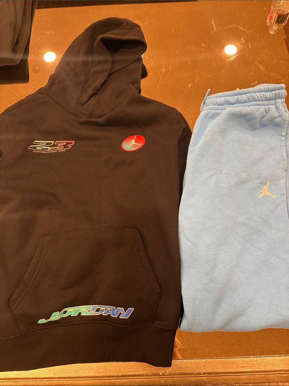 Jordan Light Blue Fleece Joggers - Kids